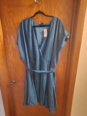 Torrid Wrap-Style Women's Dress with Tie Waist